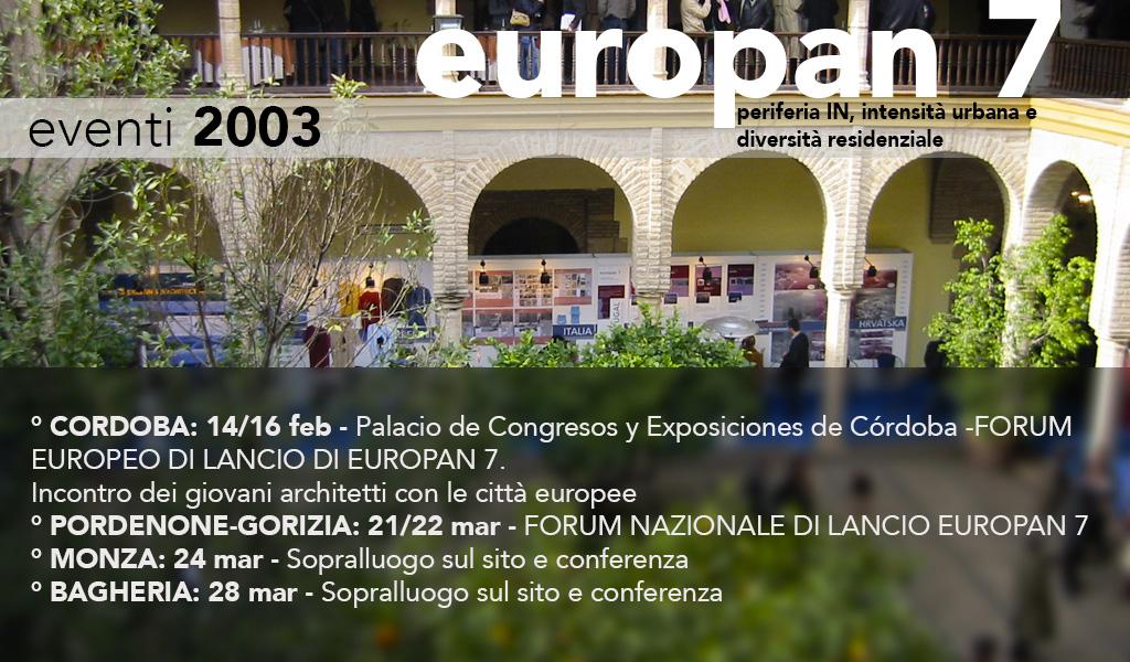 eventi 2003